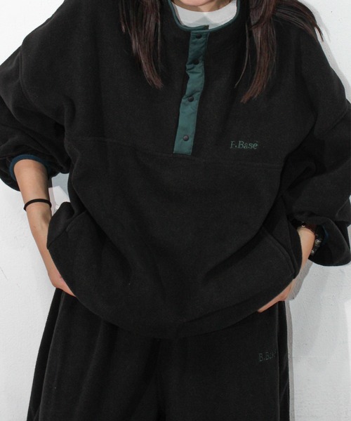 「BROKEN BASE」 長袖Tシャツ LARGE ブラック メンズ_画像7