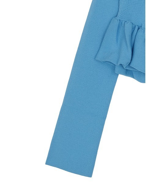 Ameri（アメリ） カーディガン COMPACT BALLOON PEPLUM KNIT CARDIGAN