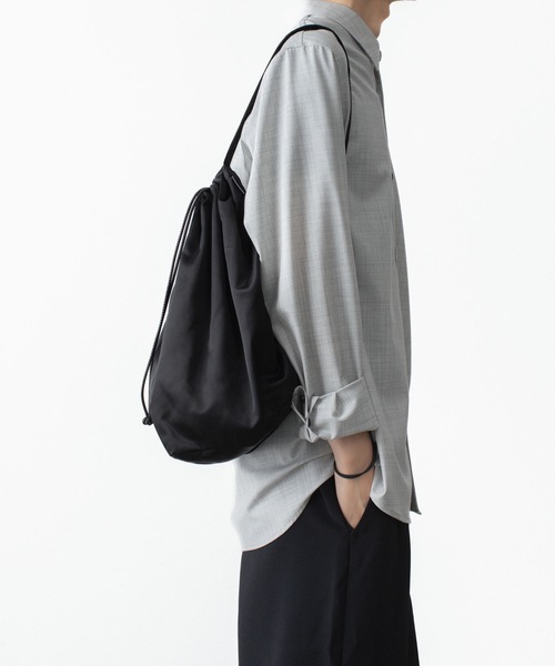 ATTACHMENT バケットバッグ　ナイロン ブラック ATTACHMENT（アタッチメント） ショルダーバッグ ナイロン バケット