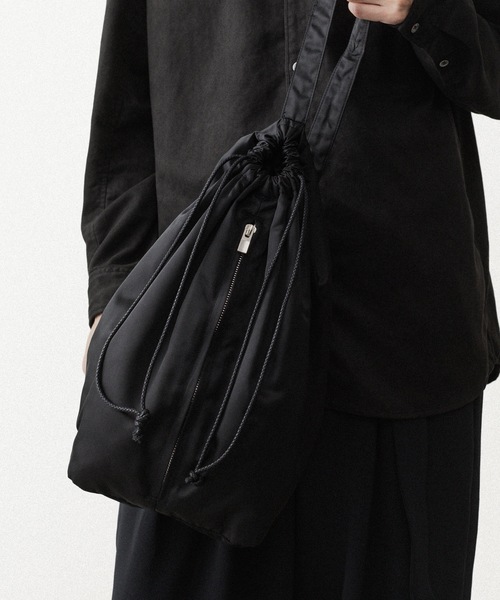 ATTACHMENT バケットバッグ　ナイロン ブラック ATTACHMENT（アタッチメント） ショルダーバッグ ナイロン バケット
