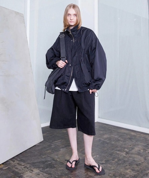 VOAAOV（ヴォアーブ） ジーンズ 「VOAAOV」BLACK DENIM Wide Short