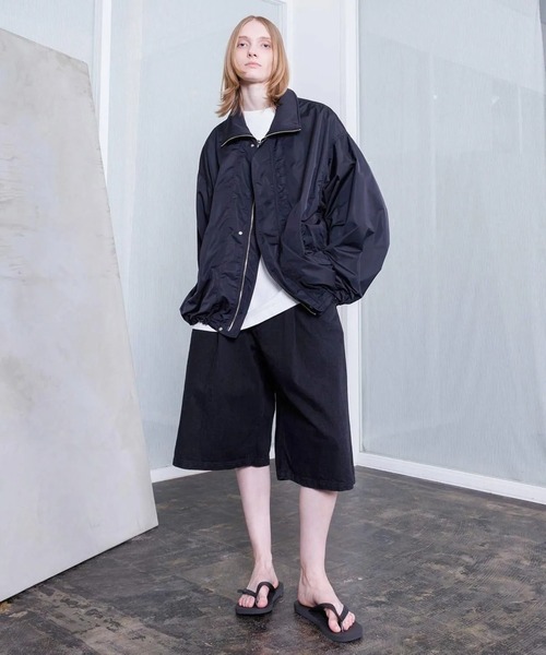 VOAAOV（ヴォアーブ） ジーンズ 「VOAAOV」BLACK DENIM Wide Short
