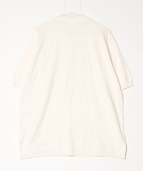ポロシャツ SOLID CAMO JACQUARD RELAXED FIT POLO SHIRT メンズの画像