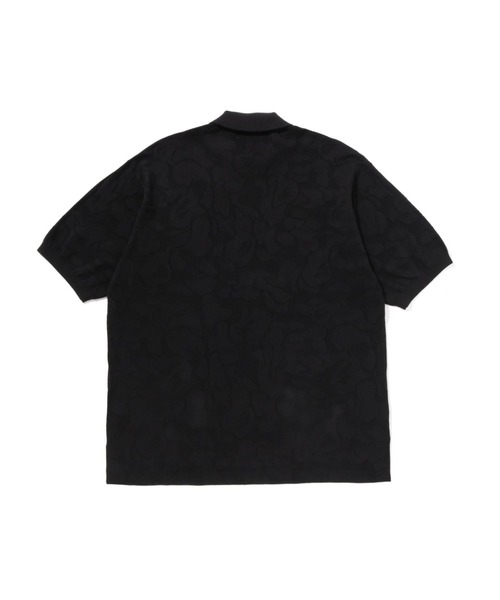A BATHING APE（アベイシングエイプ） ポロシャツ SOLID CAMO JACQUARD
