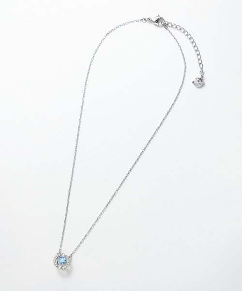「SWAROVSKI」 ネックレス FREE ブルー レディース_6