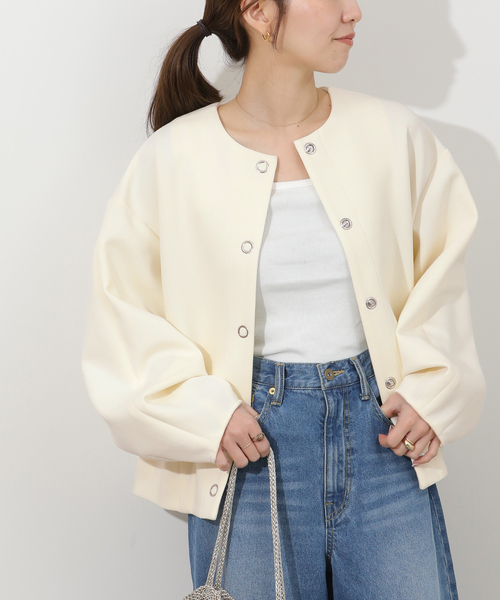 25SS JOURNAL STANDARD relume バルーンブルゾン コットンナイロンバルーンブルゾン（その他ブルゾン／アウター