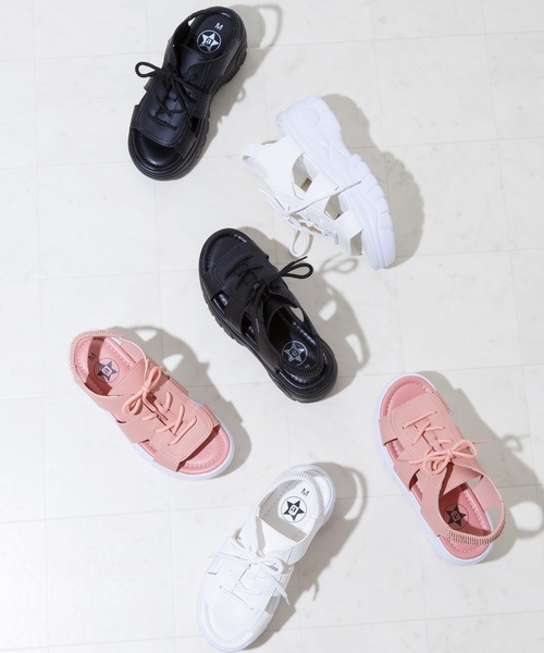 「attagirl」 フラットサンダル S ピンク レディース_画像6