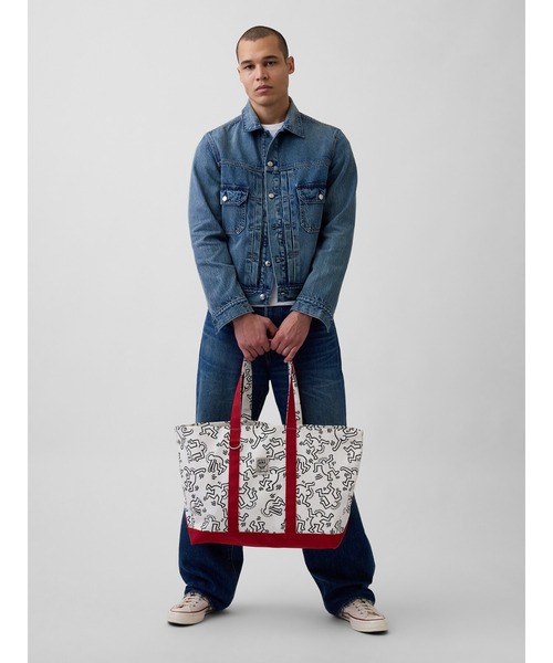 GAP（ギャップ） トートバッグ キース・ヘリング キャンバス トート