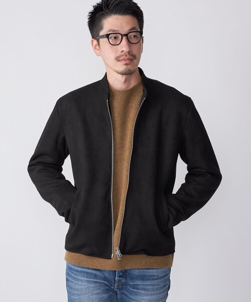 SHIPS（シップス） ライダースジャケット LARGE グレー メンズ