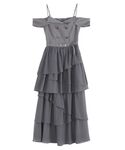 ワンピース 夏 半袖 2WAYオフショルドッキ...の詳細画像1