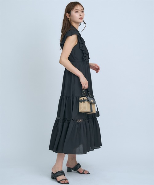 AND COUTURE（アンドクチュール） ワンピース レースフリルシャツ