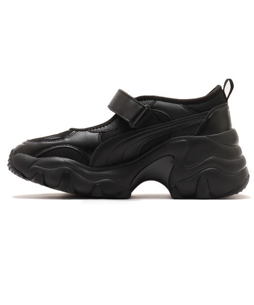 PUMA（プーマ） ローカットスニーカー 24cm ブラック レディース
