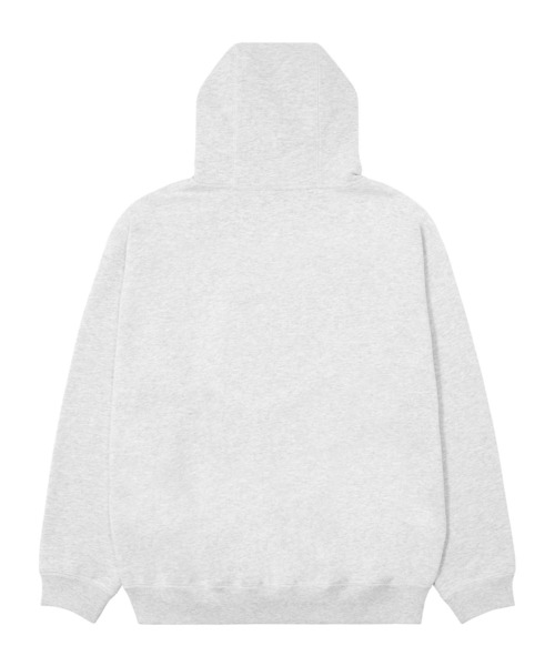 HUF ジップアップパーカー ウォッシュ加工 グレー HUF（ハフ） ジップアップパーカー X-LARGE アッシュグレー メンズ