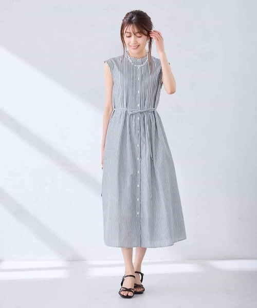ワンピース フレアシャツワンピースの画像