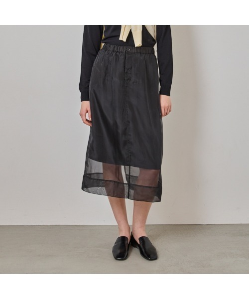 COMMON＋HAUS（コモンハウス） スカート シースルースカート