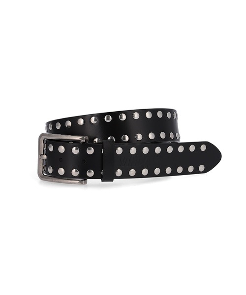 WIND AND SEA（ウィンダンシー） ベルト STUDS LEATHER BELT メンズ
