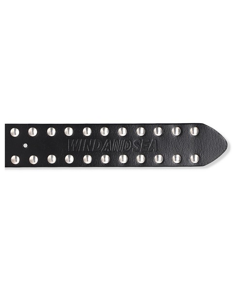 WIND AND SEA（ウィンダンシー） ベルト STUDS LEATHER BELT メンズ