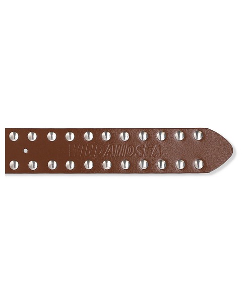 WIND AND SEA（ウィンダンシー） ベルト STUDS LEATHER BELT メンズ