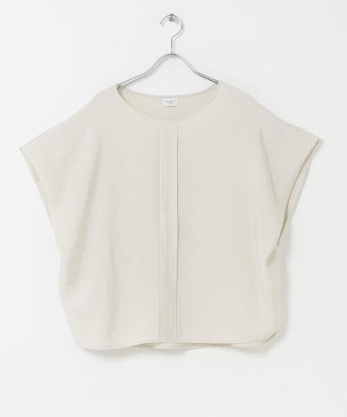 ブラウス シャツ センタータックコクーンブラウス レディースの画像