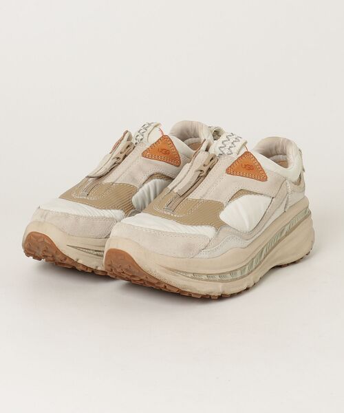 UGG 厚底 スニーカー ベージュ 24 UGG Australia（アグオーストラリア） 「UGG」 ローカットスニーカー