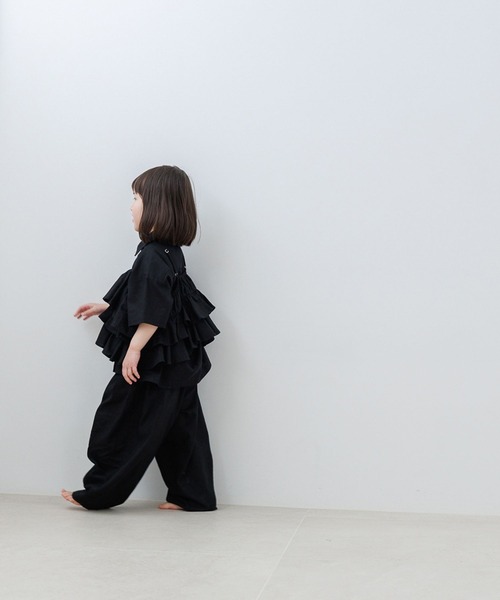 「LOWRYS FARM」 「KIDS」イージーパンツ 150cm ブラウン キッズ_画像4