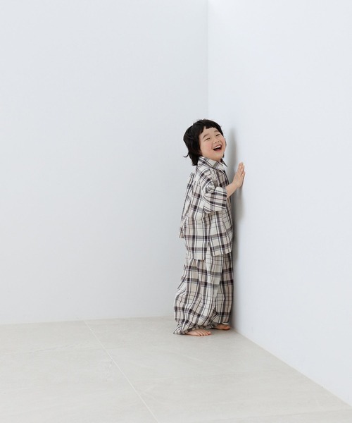 「LOWRYS FARM」 「KIDS」イージーパンツ 150cm ブラウン キッズ_画像9