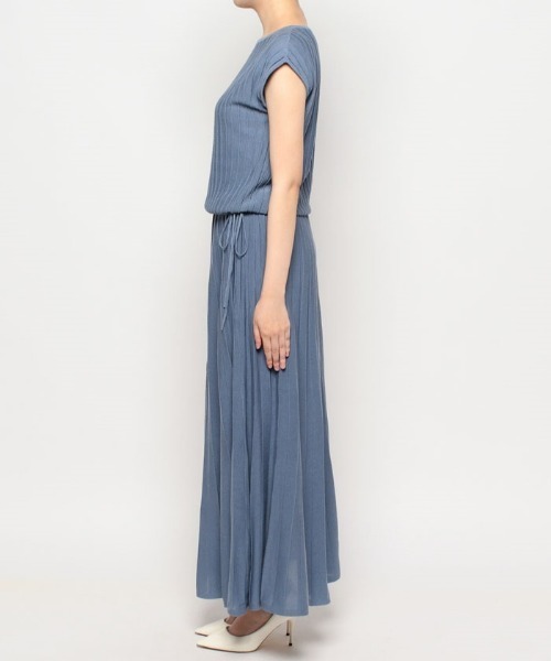 「allureville」 ノースリーブワンピース 2 タン レディース_画像3