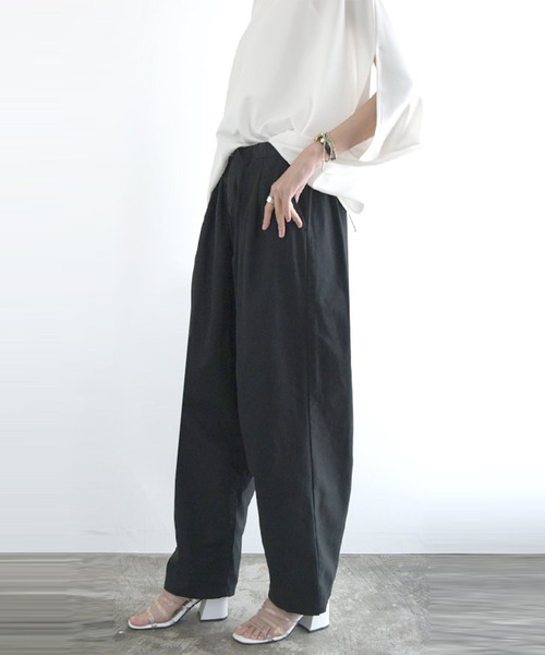 「and it_」 「LARU」イージーパンツ MEDIUM ベージュ レディース_画像2