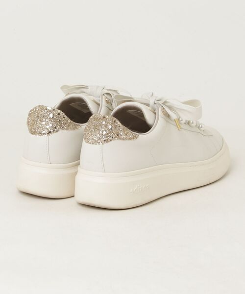 「+diana」 ローカットスニーカー 23.5cm ホワイト レディース_画像2