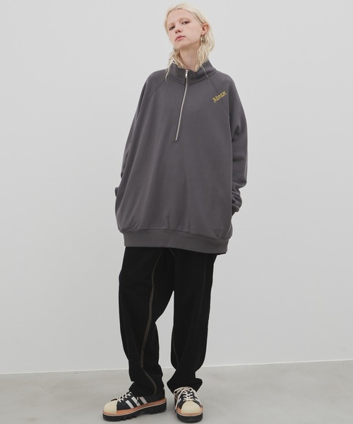 「AIVER」 スウェットカットソー SMALL ナチュラル メンズ_画像4