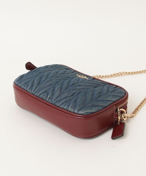 COACH（コーチ） ヘリンボーン柄 キルティング ショルダーバッグ ONE 