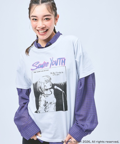 niko and…（ニコアンド） tシャツ 半袖 「SONIC YOUTH / ソニック