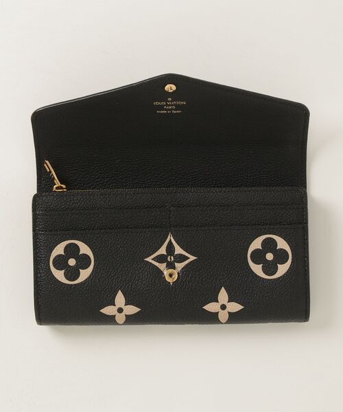 【極美品✨】ルイヴィトン アンプラント サラ 長財布 モノグラム ブラック LOUIS VUITTON（ルイ・ヴィトン） モノグラム アンプラント