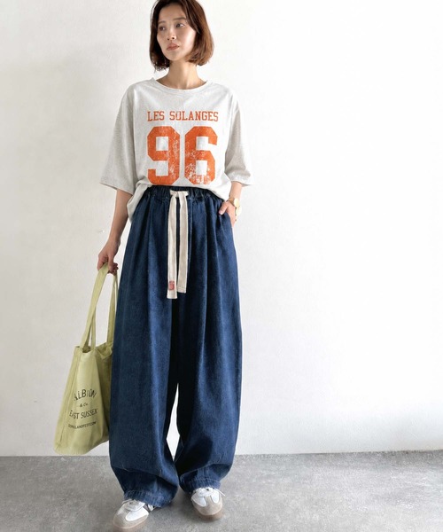 「Java」 デニムパンツ LARGE ブルー レディース_画像5