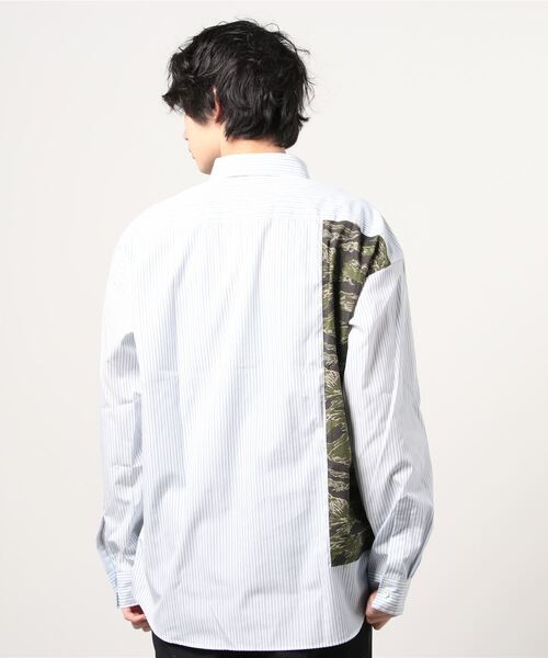 「MISTERGENTLEMAN」 長袖シャツ MEDIUM ブルー メンズ_画像2