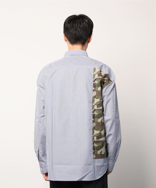 「MISTERGENTLEMAN」 長袖シャツ MEDIUM ブルー メンズ_画像9