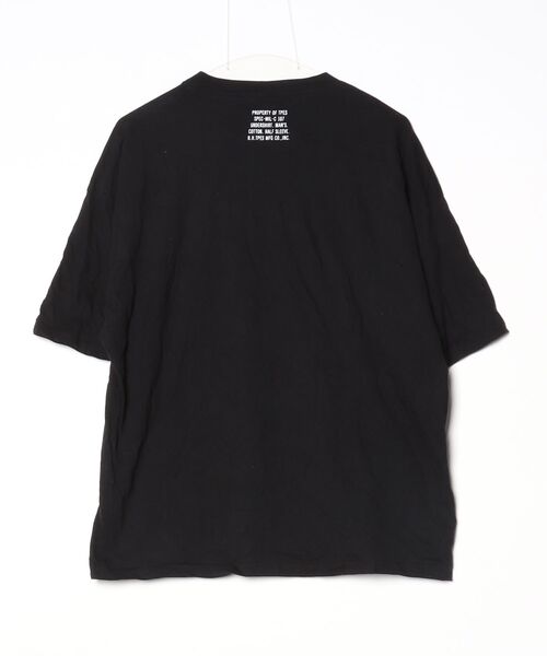 「N.HOOLYWOOD TEST PRODUCT EXCHANGE SERVICE」 半袖Tシャツ 36 ブラック×ホワイト メンズ_画像3