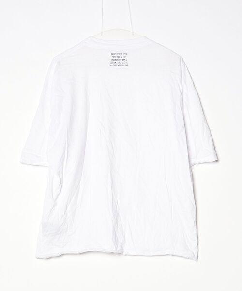 「N.HOOLYWOOD TEST PRODUCT EXCHANGE SERVICE」 半袖Tシャツ 36 ブラック×ホワイト メンズ_画像5
