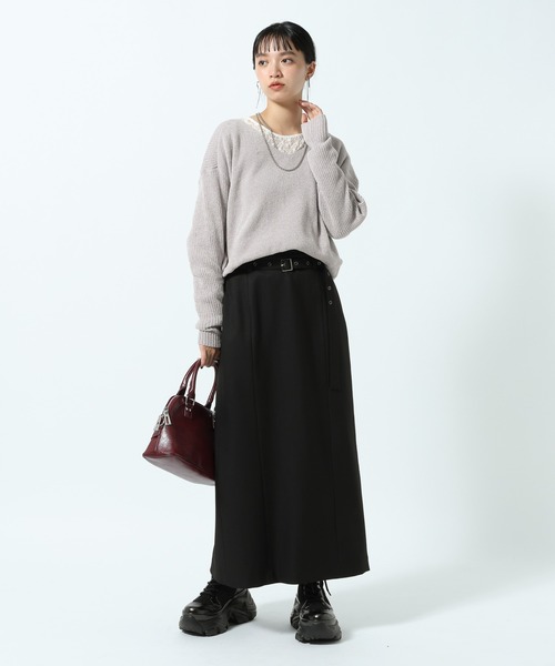 ニット セーター チビモールVネックプルオーバー レディース | PAGEBOY | 18