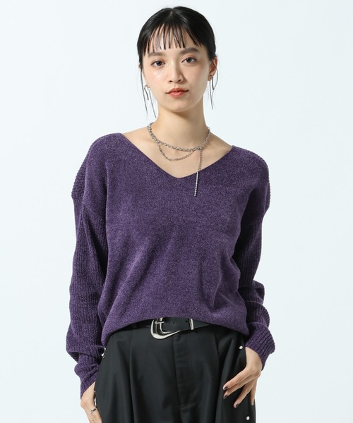 ニット セーター チビモールVネックプルオーバー レディース | PAGEBOY | 19