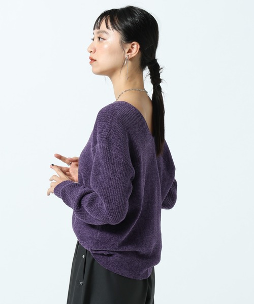 ニット セーター チビモールVネックプルオーバー レディース | PAGEBOY | 21