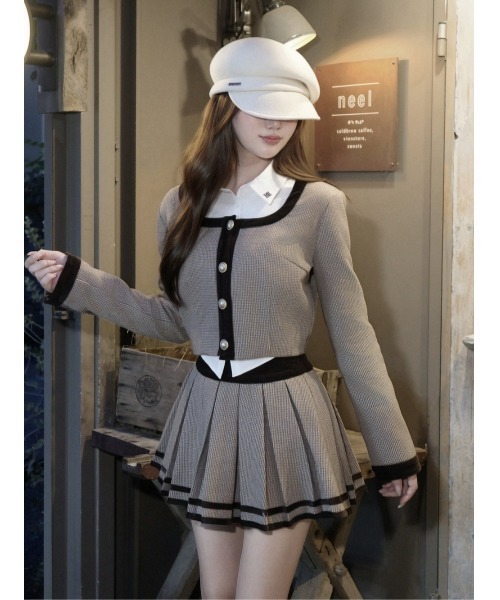 Darich（ダーリッチ） セットアップ チェックベロアトリムセットアップ 