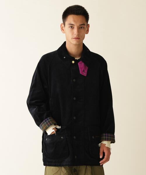 90's Barbours コーデュロイ襟 ナイロン　ミドルジャケット L Barbour（バブアー） ブルゾン アウター Barbour×Paul Smith/バブアー