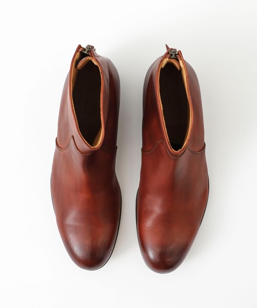 PADRONE（パドローネ） ブーツ STUDIOUS限定 SHORT BACK ZIP BOOTS