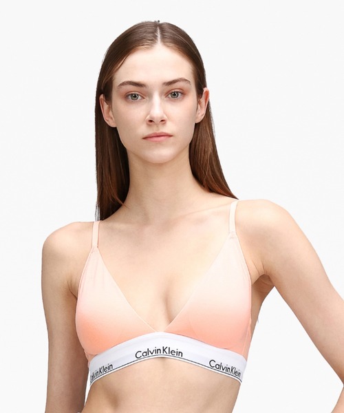ノンワイヤーブラ ブラジャー Icon Cotton Modal ライトリーライントライアングル ブラの画像