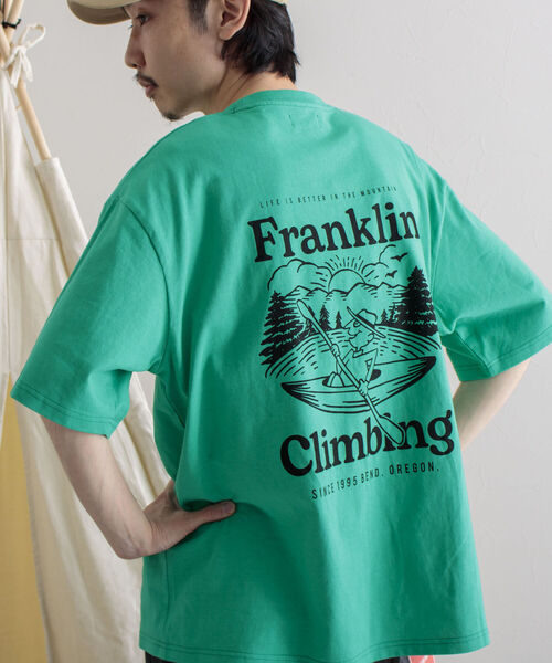 Tシャツ Tシャツ Franklin Climbing フランクリンクライミング エッセンシャルバックプリントtシャツ カヌー Zozotown Yahoo 店 通販 Yahoo ショッピング