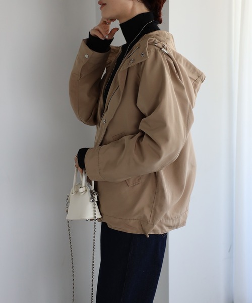 TRIANGLE PALETTE マウンテンパーカー ウインドブレーカー ミドル丈