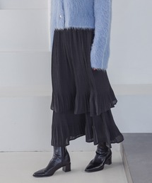 apart by lowrys ホソプリーツティアードスカート アイボリー 楽天市場】【再入荷】ホソプリーツティアードスカート A part by