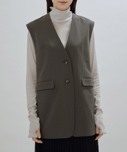 SALON adam et rope' ベスト 「セットアップ対応・WEB限定」V