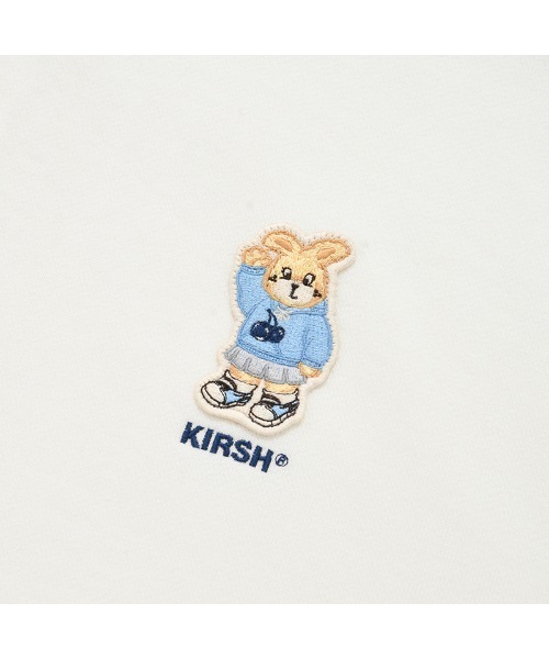 ◆KIRSH◆ WITTY BUNNY WAPPEN HOODIE ZIP UP 男女兼用 韓国発 パーカー KIRSH WITTY BUNNY WAPPEN HOODIE ZIP UP/キルシーウィ